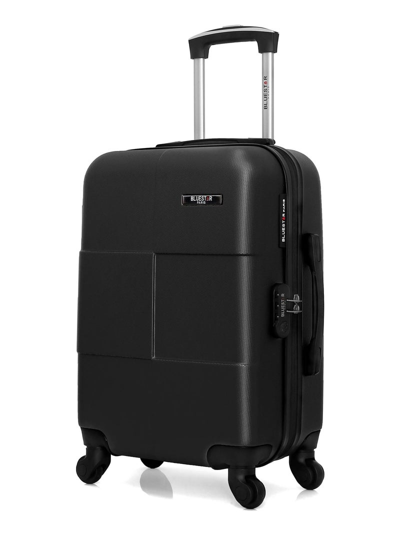BLUESTAR - Lot de 2 - Valise weekend et valise cabine MIAMI Noir - Kiabi