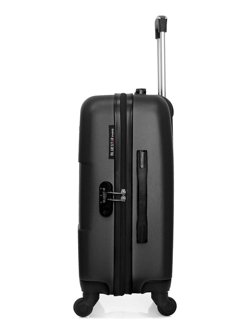 BLUESTAR - Lot de 2 - Valise weekend et valise cabine MIAMI Noir - Kiabi