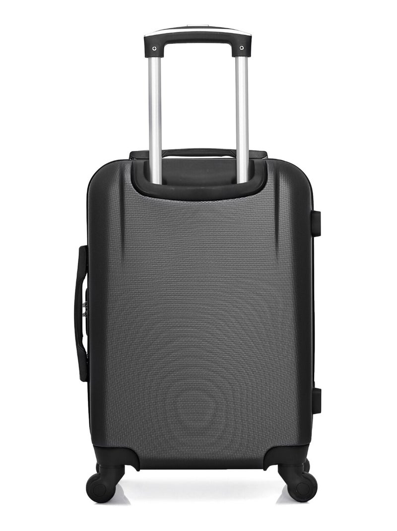 BLUESTAR - Lot de 2 - Valise weekend et valise cabine MIAMI Noir - Kiabi