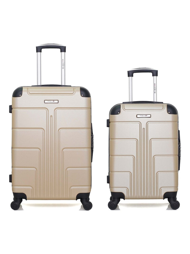 BLUESTAR - Lot de 2 - Valise weekend et valise cabine OTTAWA Beige - Kiabi