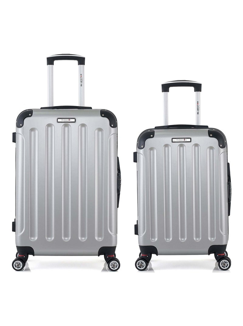 BLUESTAR - Lot de 2 - Valise weekend et valise cabine TUNIS Gris - Kiabi