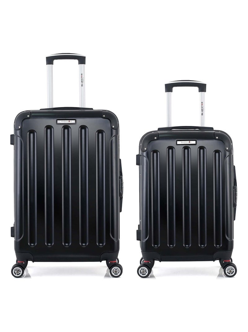 BLUESTAR - Lot de 2 - Valise weekend et valise cabine TUNIS Noir - Kiabi