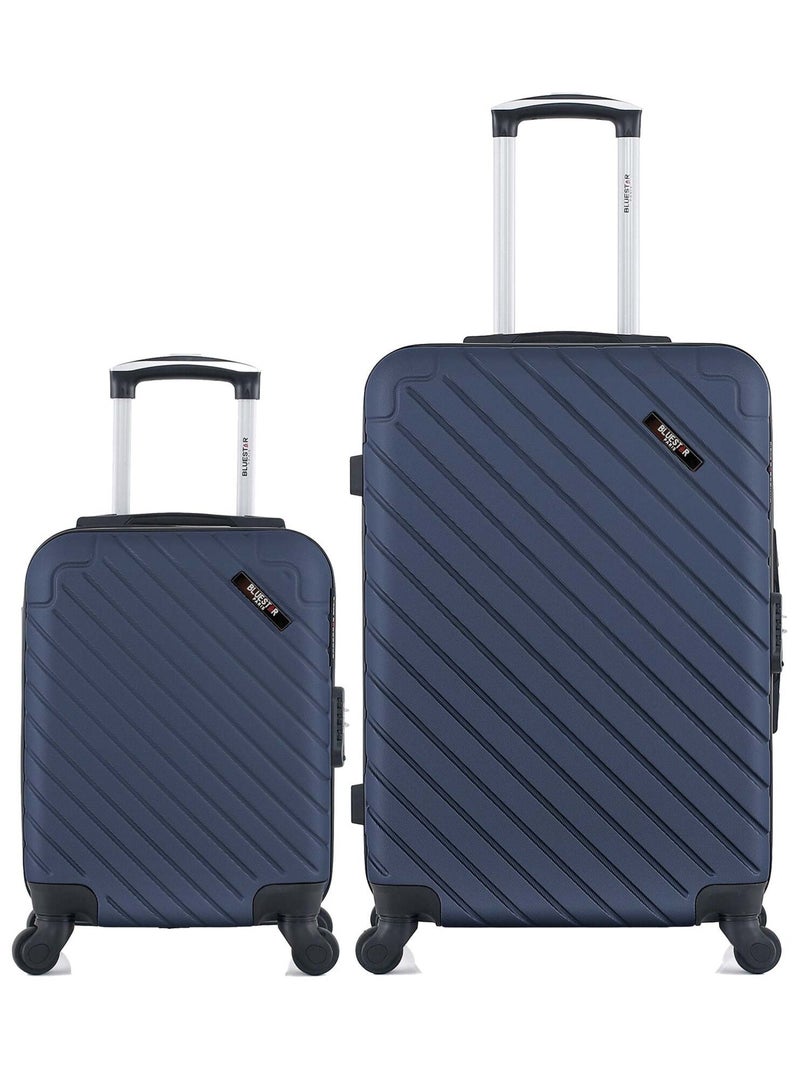 BLUESTAR - Lot de 2 - Valise weekend et valise cabine XXS CITE Bleu marine - Kiabi