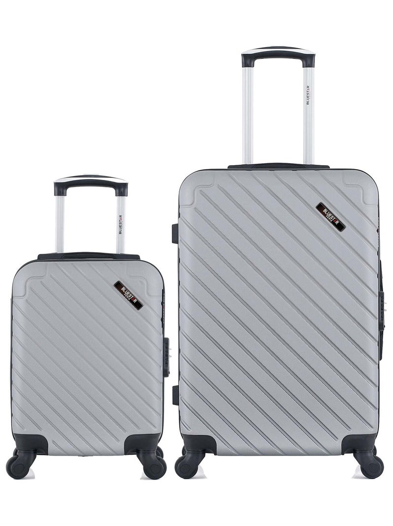 BLUESTAR - Lot de 2 - Valise weekend et valise cabine XXS CITE Gris - Kiabi