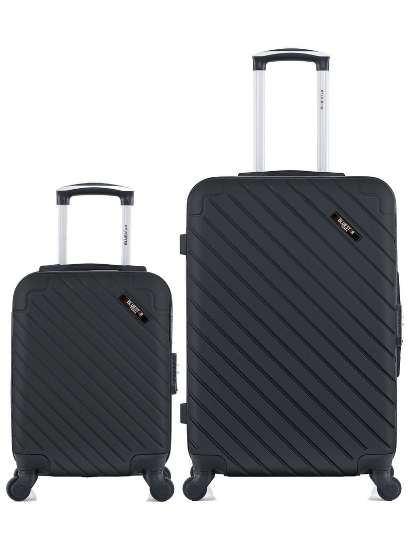 BLUESTAR - Lot de 2 - Valise weekend et valise cabine XXS CITE Noir - Kiabi