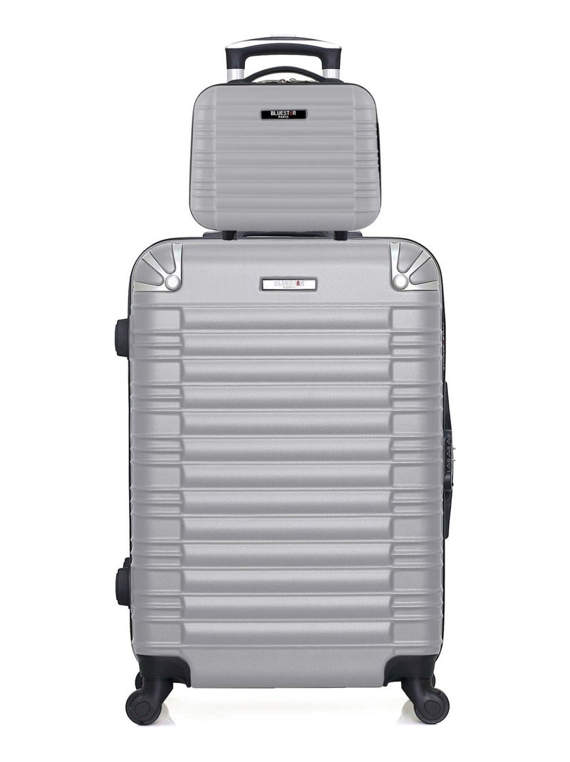 BLUESTAR - Lot de 2 - Valise weekend et vanity LIMA Gris - Kiabi