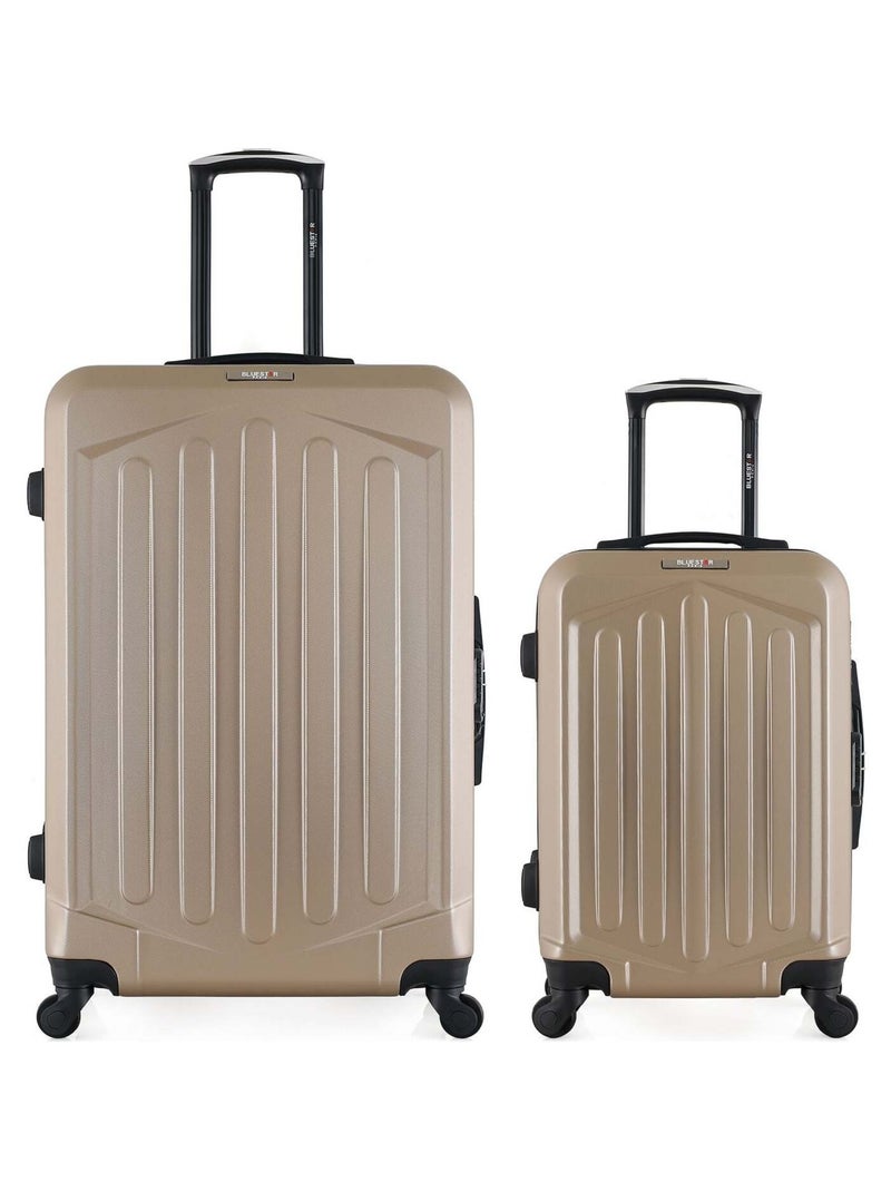 BLUESTAR - LOT DE 2 - Valises grand format et cabine HAGEN Beige - Kiabi