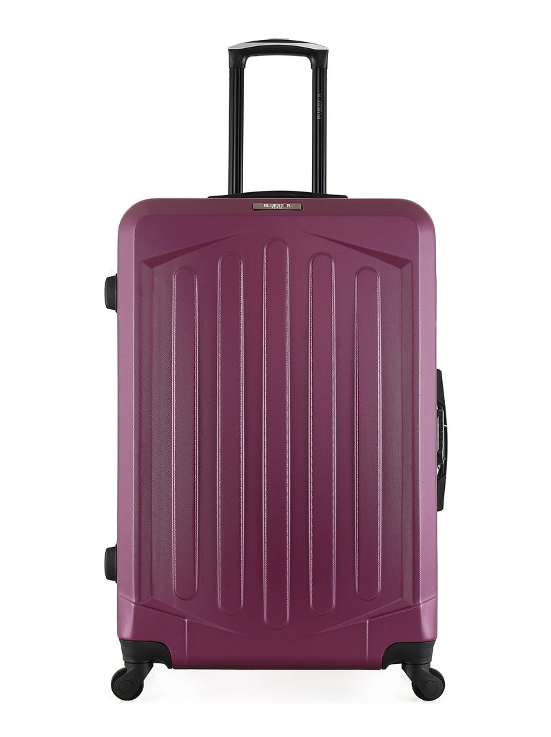 BLUESTAR - LOT DE 2 - Valises grand format et cabine HAGEN Prune - Kiabi