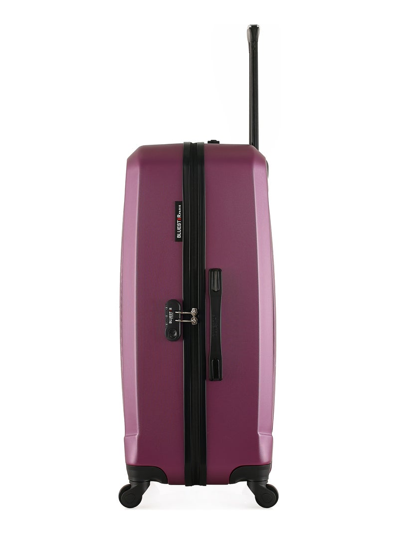 BLUESTAR - LOT DE 2 - Valises grand format et cabine HAGEN Prune - Kiabi