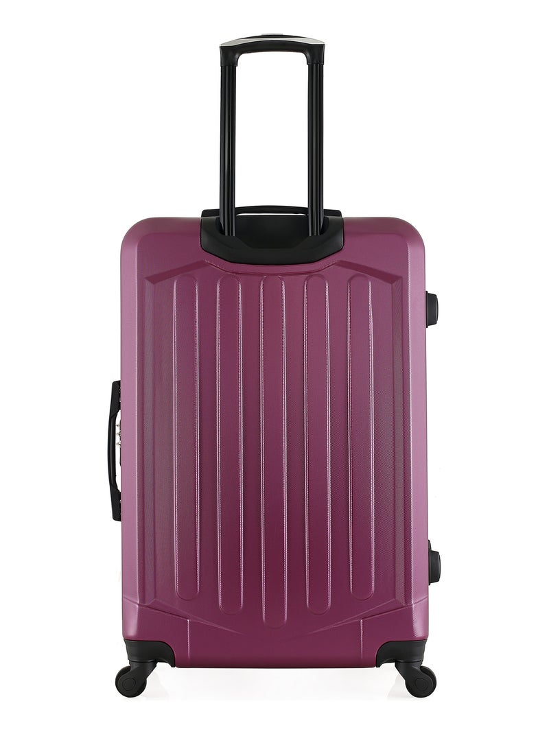 BLUESTAR - LOT DE 2 - Valises grand format et cabine HAGEN Prune - Kiabi