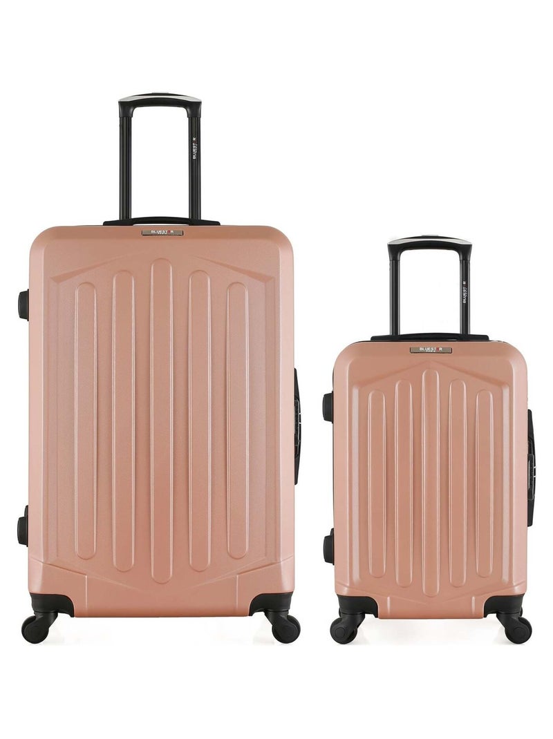 BLUESTAR - LOT DE 2 - Valises grand format et cabine HAGEN Rose clair - Kiabi