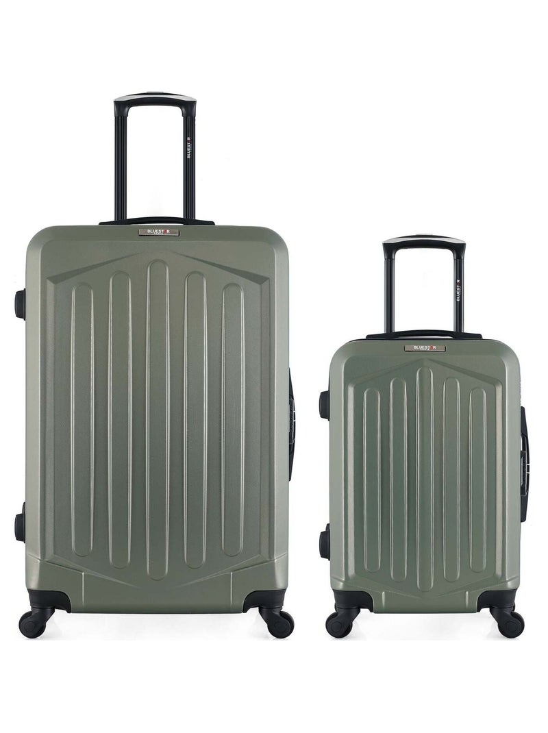 BLUESTAR - LOT DE 2 - Valises grand format et cabine HAGEN Vert kaki - Kiabi