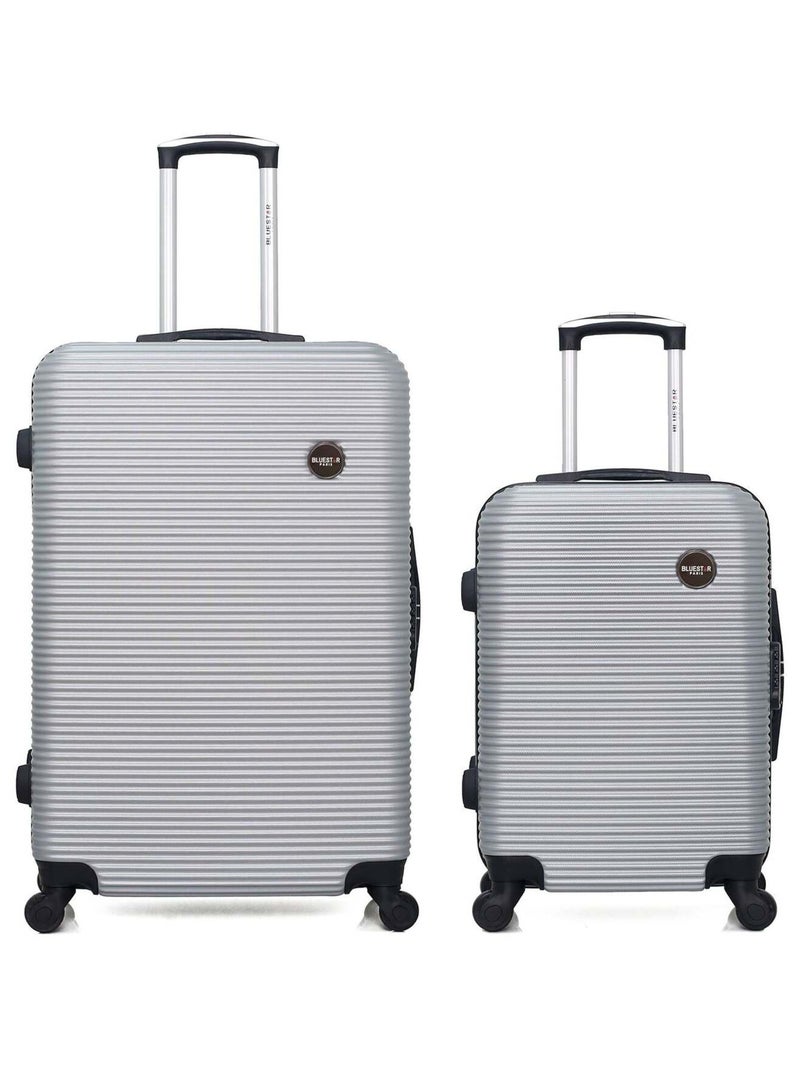 BLUESTAR - LOT DE 2 - Valises grand format et cabine LONDON Gris - Kiabi