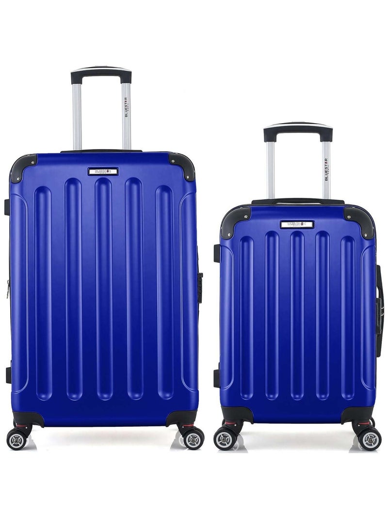 BLUESTAR - LOT DE 2 - Valises grand format et cabine TUNIS Bleu marine - Kiabi