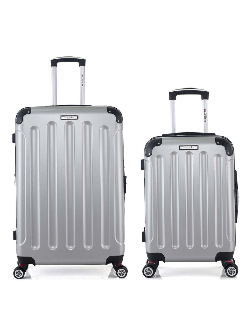 BLUESTAR - LOT DE 2 - Valises grand format et cabine TUNIS Gris - Kiabi
