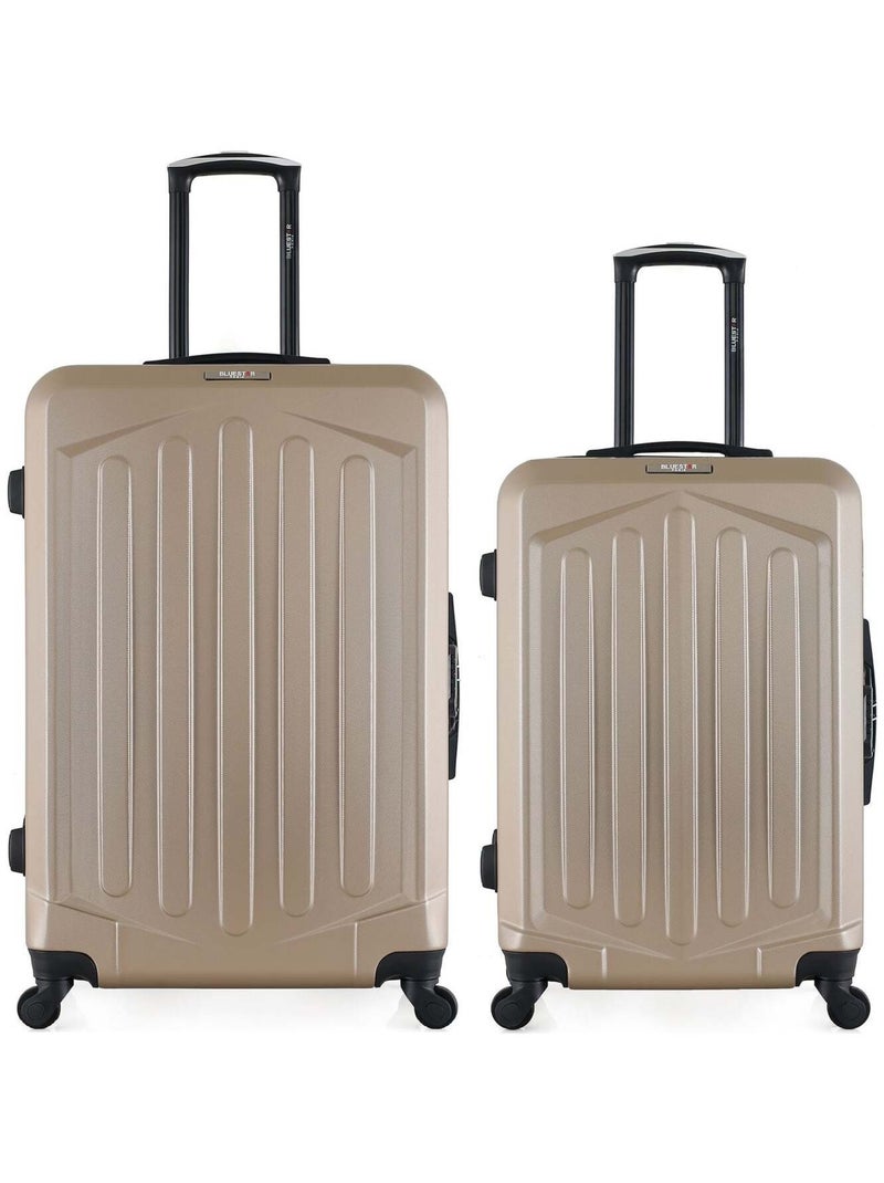 BLUESTAR - LOT DE 2 - Valises grand format et weekend HAGEN Beige - Kiabi