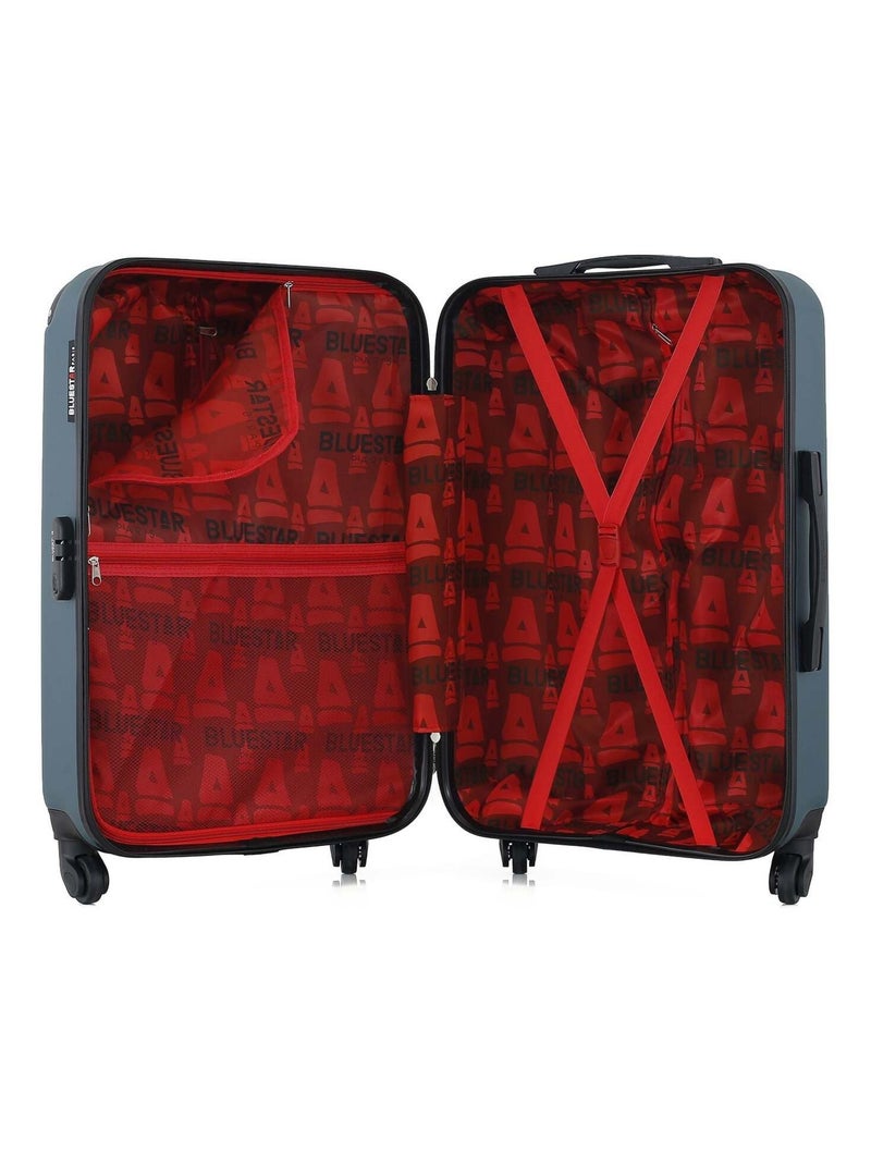 BLUESTAR - LOT DE 2 - Valises weekend et cabine XXS BUCAREST Vert foncé - Kiabi