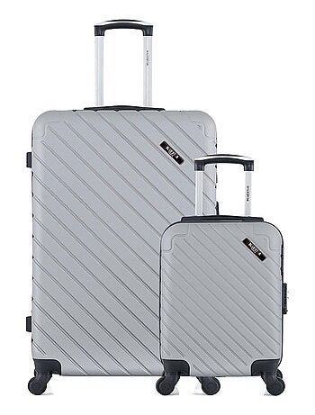 BLUESTAR - Lot de 2 Valise grand format et valise cabine XXS CITE -