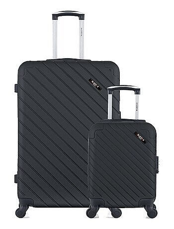 BLUESTAR - Lot de 2 Valise grand format et valise cabine XXS CITE -