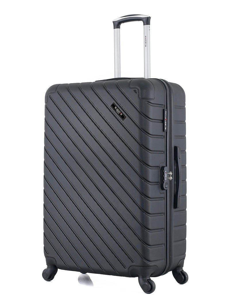 BLUESTAR - Lot de 2 Valise grand format et valise cabine XXS CITE - Noir - Kiabi