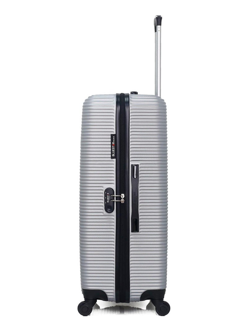 BLUESTAR - Lot de 2 Valise grand format et valise weekend LONDON - Gris - Kiabi