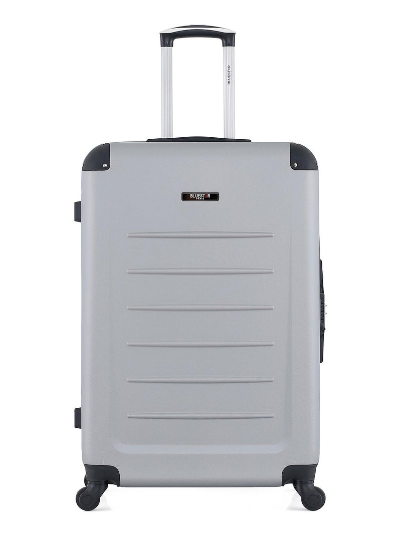 BLUESTAR - Lot de 2 Valise grand format et valise weekend OPERA Gris - Kiabi