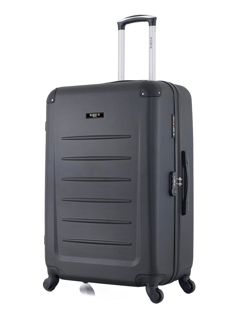 BLUESTAR - Lot de 2 Valise grand format et valise weekend OPERA Noir - Kiabi