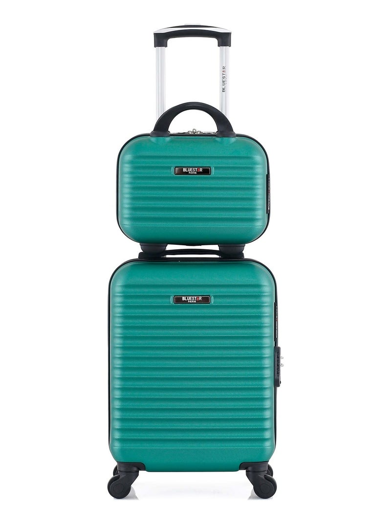 BLUESTAR - Set de 2 Valises BRAZILIA-H 50 cm 4 Roues Vert - Kiabi