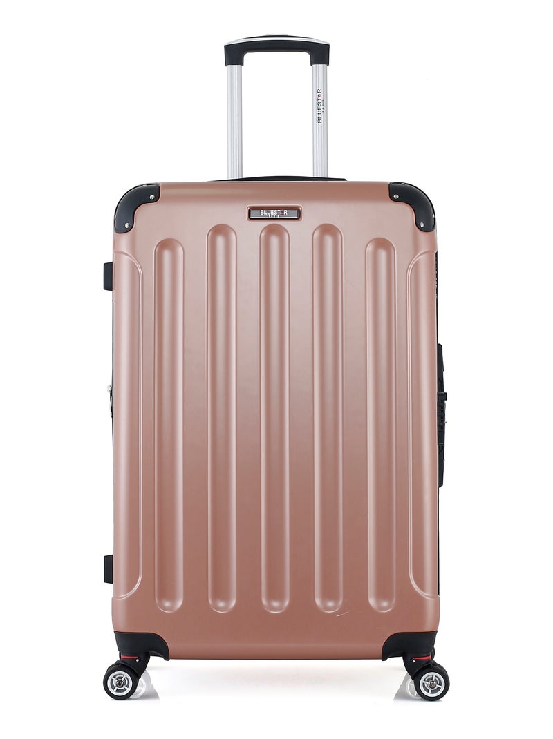 BLUESTAR - SET DE 3 ABS TUNIS B 4 ROUES Rose Métal - Kiabi