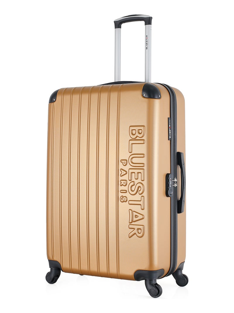 BLUESTAR - Set de 3 Valises BUCAREST 75 cm 4 Roues Bronze - Kiabi