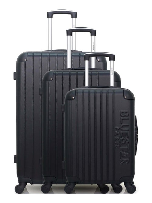 BLUESTAR - Set de 3 Valises BUCAREST 75 cm 4 Roues - Kiabi