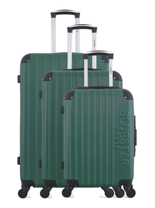 BLUESTAR - Set de 3 Valises BUCAREST 75 cm 4 Roues - Kiabi