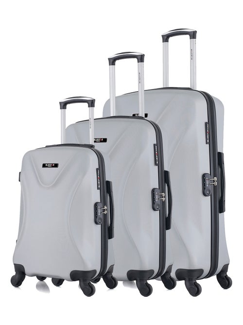 BLUESTAR - Set de 3 Valises GARIBALDI 75 cm 4 Roues - Kiabi