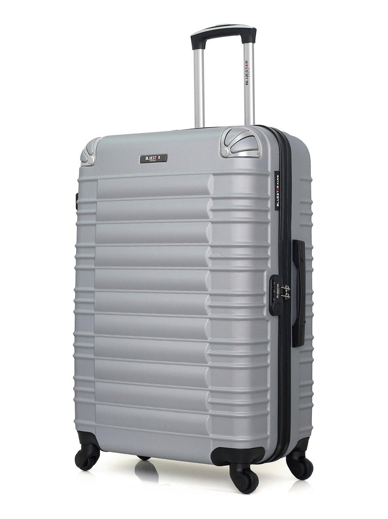 BLUESTAR - Set de 3 Valises LIMA 75 cm 4 Roues Gris - Kiabi