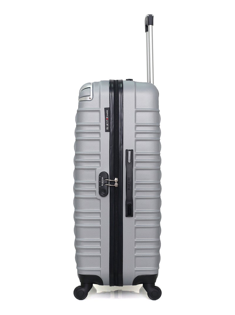 BLUESTAR - Set de 3 Valises LIMA 75 cm 4 Roues Gris - Kiabi