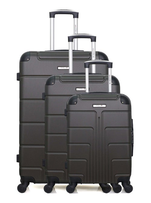 BLUESTAR - Set de 3 Valises OTTAWA 75 cm 4 Roues - Kiabi