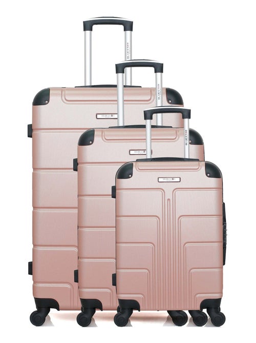 BLUESTAR - Set de 3 Valises OTTAWA 75 cm 4 Roues - Kiabi