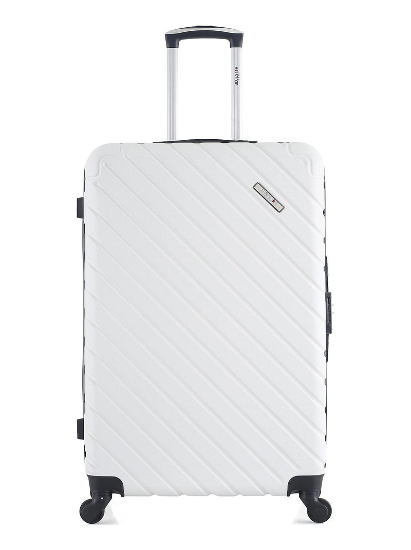 BLUESTAR - Set de 4 Valises CITE-M 75 cm 4 Roues Blanc - Kiabi