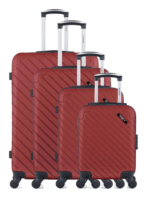 BLUESTAR - Set de 4 Valises CITE-M 75 cm 4 Roues - Kiabi