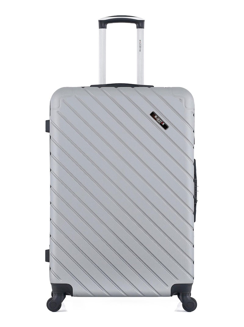 BLUESTAR - Set de 4 Valises CITE-M 75 cm 4 Roues Gris - Kiabi