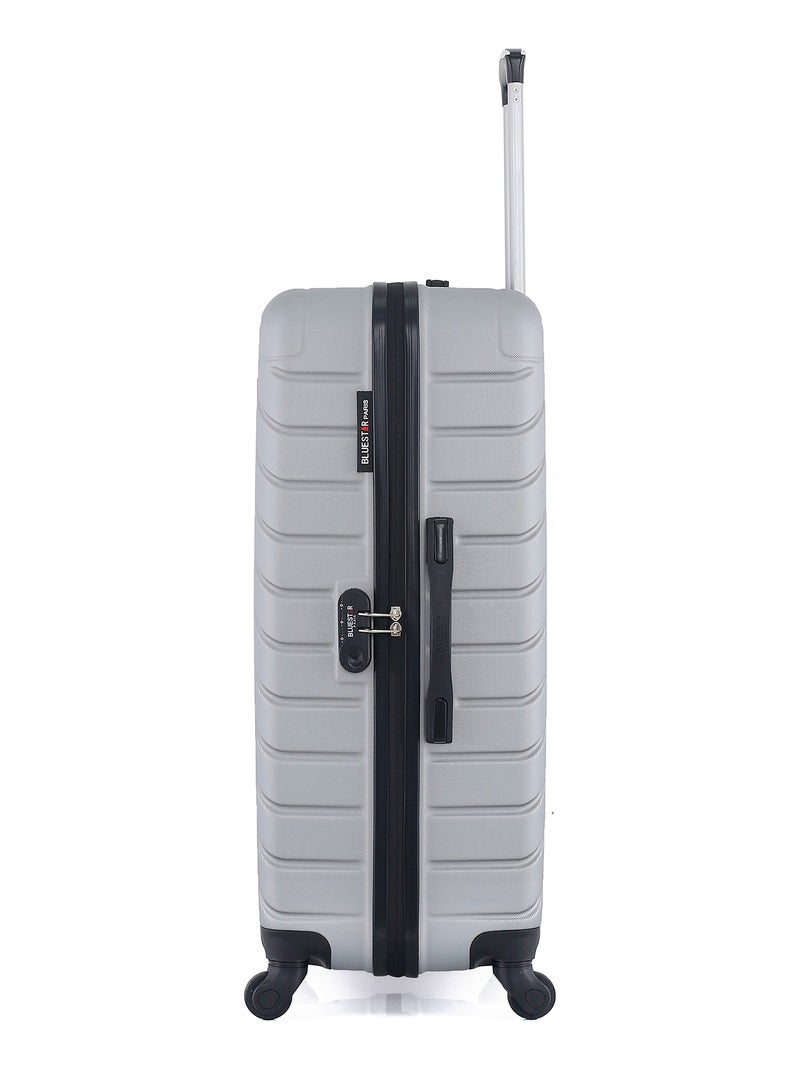 BLUESTAR - Set de 4 Valises CITE-M 75 cm 4 Roues Gris - Kiabi