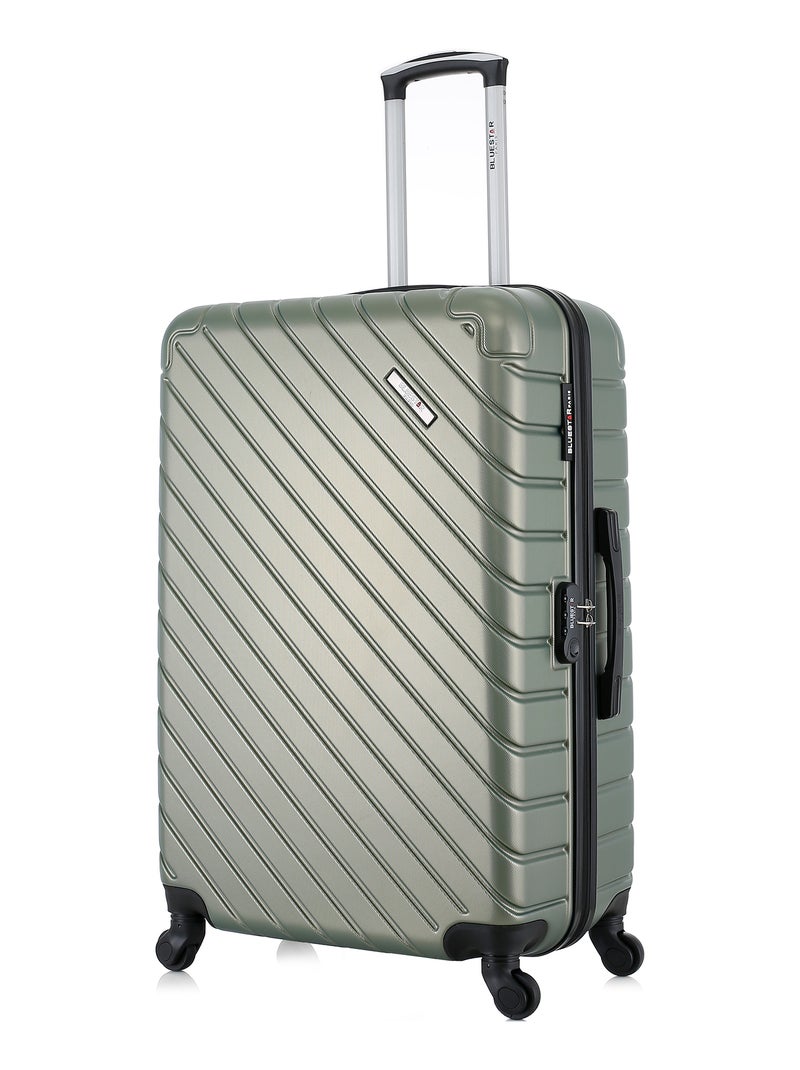 BLUESTAR - Set de 4 Valises CITE-M 75 cm 4 Roues Kaki - Kiabi