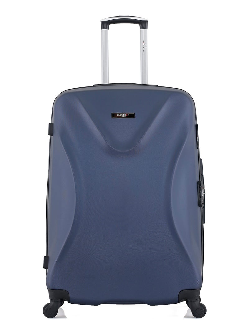 BLUESTAR - Set de 4 Valises GARIBALDI-M 75 cm 4 Roues Bleu Bleu marine - Kiabi