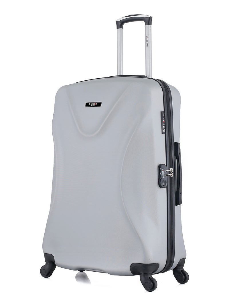 BLUESTAR - Set de 4 Valises GARIBALDI-M 75 cm 4 Roues Gris - Kiabi