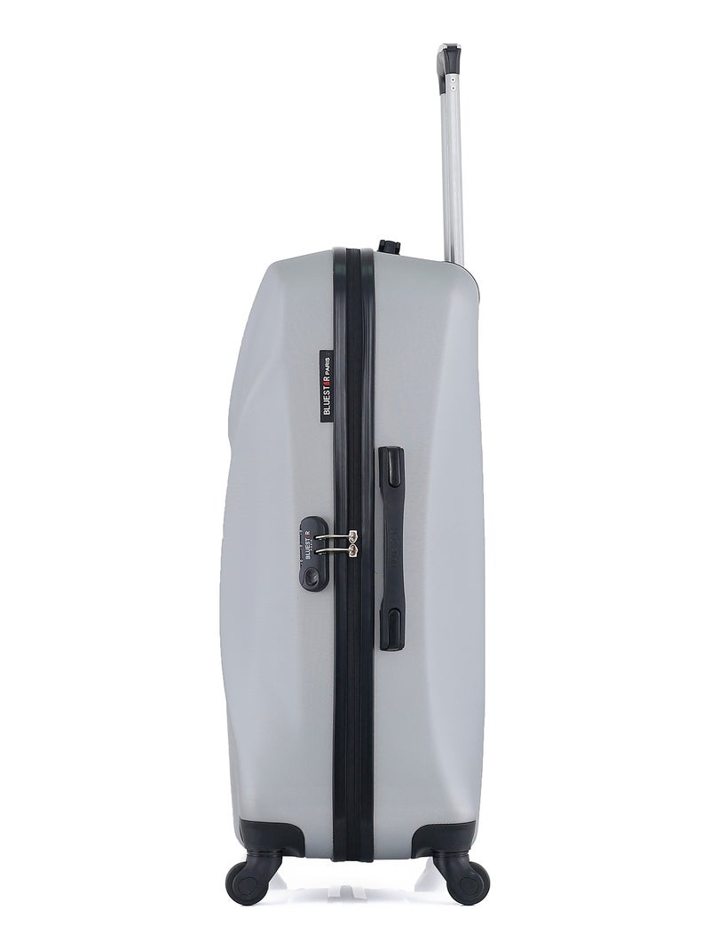 BLUESTAR - Set de 4 Valises GARIBALDI-M 75 cm 4 Roues Gris - Kiabi