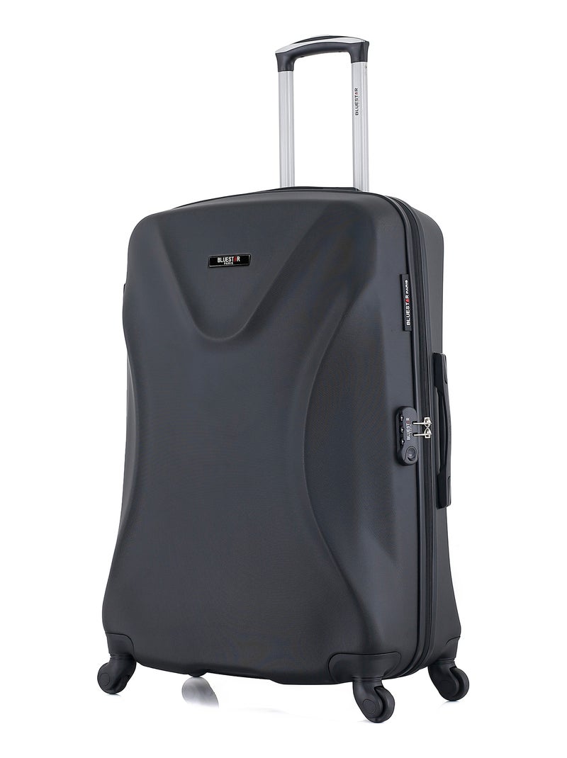 BLUESTAR - Set de 4 Valises GARIBALDI-M 75 cm 4 Roues Noir - Kiabi