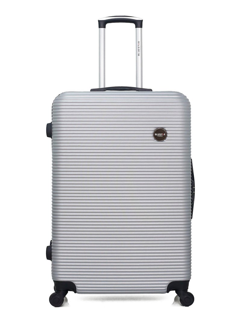 BLUESTAR - Set de 4 Valises LONDON-M 75 cm 4 Roues Gris - Kiabi