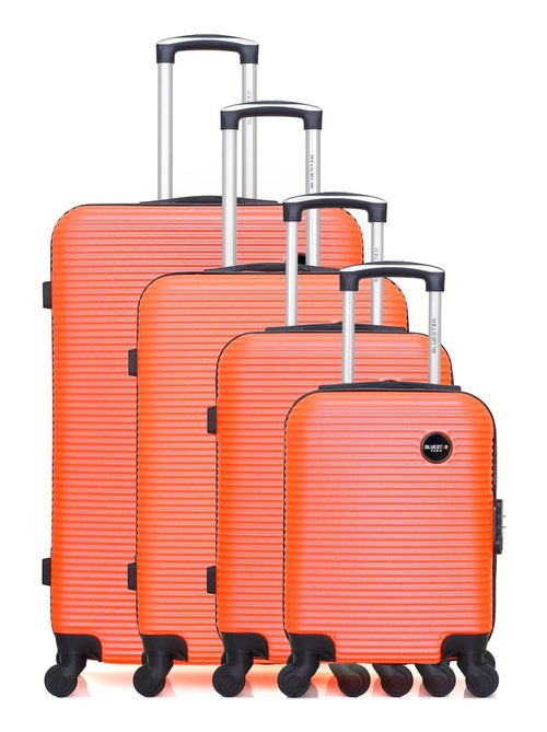 BLUESTAR - Set de 4 Valises LONDON-M 75 cm 4 Roues - Kiabi