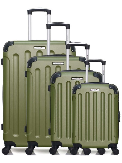 BLUESTAR - Set de 4 Valises MADRID-M 75 cm 4 Roues - Kiabi