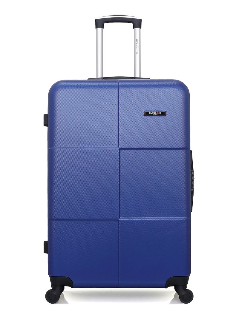 BLUESTAR - Set de 4 Valises MIAMI-M 75 cm 4 Roues Bleu Bleu marine - Kiabi